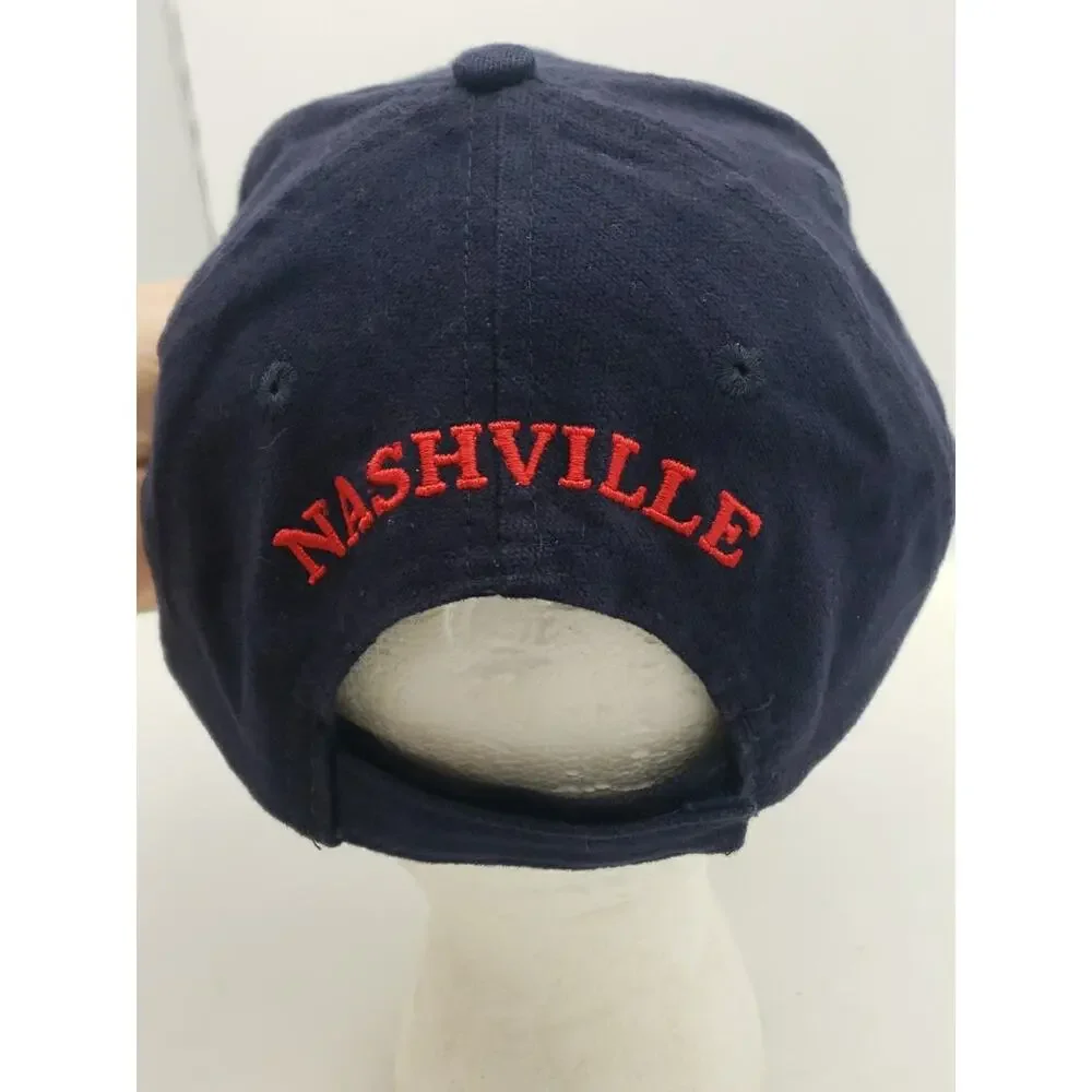 Planet Hollywood 90s NASHVILLE TENNESSEE Navy Baseball Cap Vintage 1995 Retro